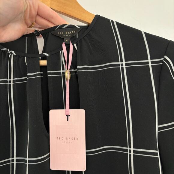 NWT Ted Baker Melo Drawcord Keyhole Top - Picture 5 of 6